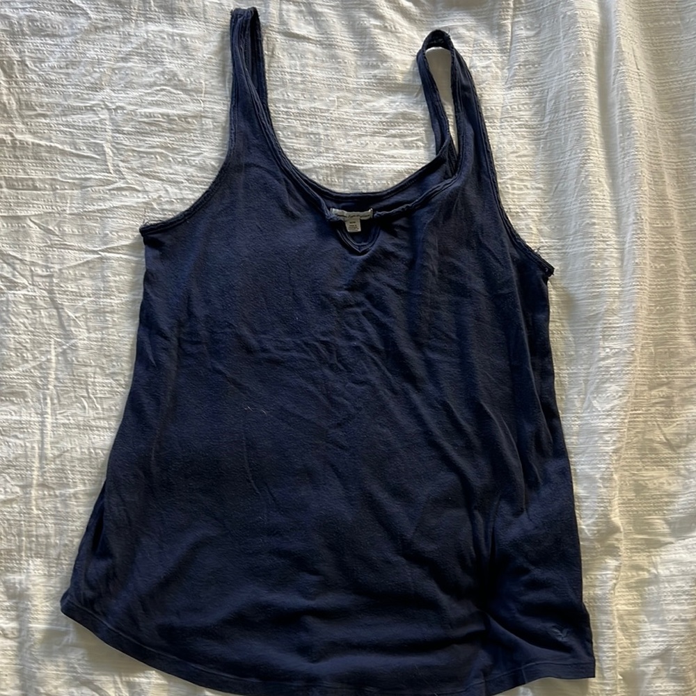 AE navy tank top size medium